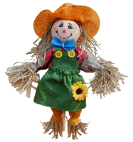 a scarecrow girl doll